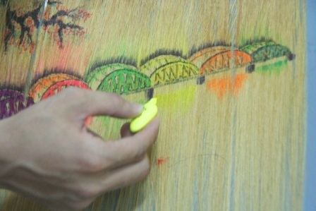 Vẽ tranh trên... tóc - 5