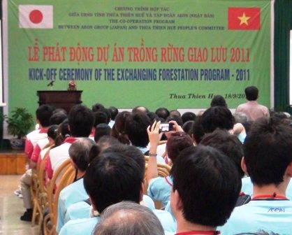 Tình nguyện viên Việt Nam - Nhật Bản trồng rừng giao lưu - 1