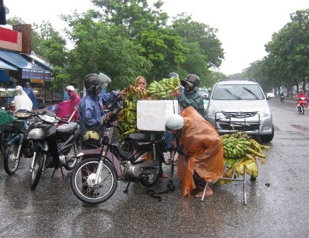 Nhịp sống dưới những cơn mưa dầm ở Huế - 1