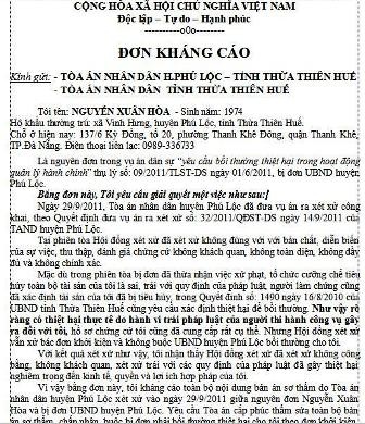 Tòa bác đơn kiện của nông dân vì “không có cơ sở” - 4 Tòa bác đơn kiện của nông dân vì “không có cơ sở” - 4