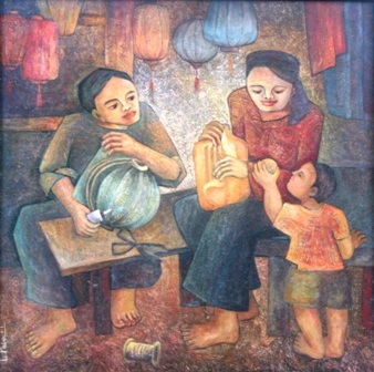 Xem phòng tranh 20/11 đẹp dung dị của thầy cô giáo mỹ thuật - 10