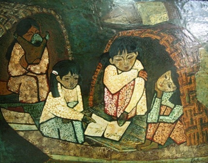 Xem phòng tranh 20/11 đẹp dung dị của thầy cô giáo mỹ thuật - 14