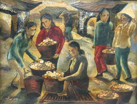 Xem phòng tranh 20/11 đẹp dung dị của thầy cô giáo mỹ thuật - 17