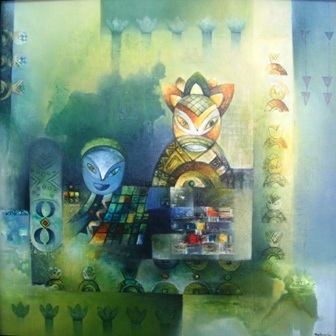 Xem phòng tranh 20/11 đẹp dung dị của thầy cô giáo mỹ thuật - 24