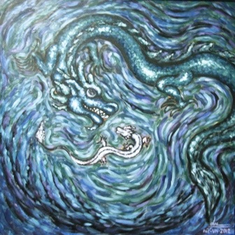 Rồng năm Nhâm Thìn trong tranh họa sĩ Huế - 6