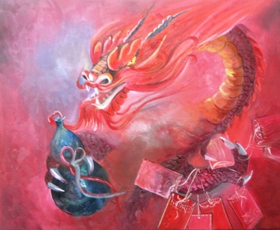 Rồng năm Nhâm Thìn trong tranh họa sĩ Huế - 14