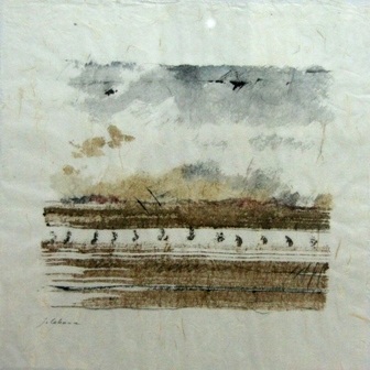 Chùm tranh lạ trên giấy dó