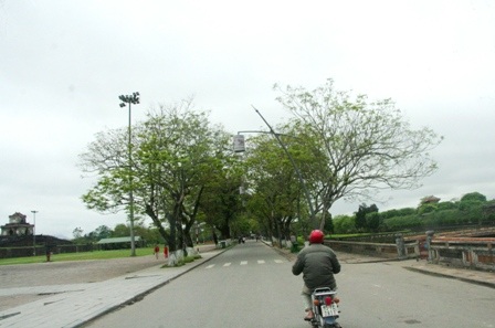 Đường đi bộ đầu tiên cho du khách trước Đại Nội Huế