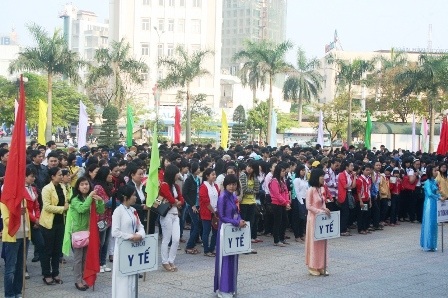 2.000 người tham gia mít-tinh phòng, chống bệnh tay chân miệng - 2 2.000 người tham gia mít-tinh phòng, chống bệnh tay chân miệng
