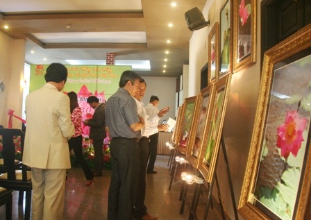 Tò mò tới thăm triển lãm ảnh hoa sen