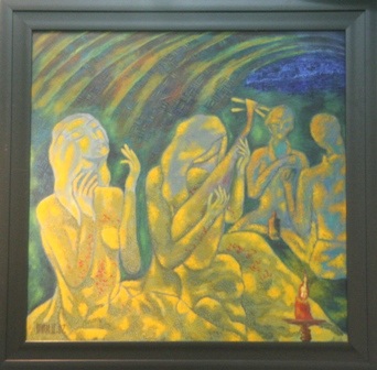 Phòng tranh đầy ắp tình cảm của những người bạn Huế