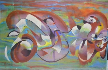 Phòng tranh đầy ắp tình cảm của những người bạn Huế