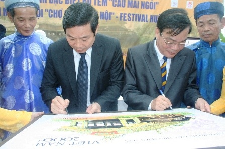 Phát hành bộ tem đặc biệt về “Cầu mái ngói” - 4 Phát hành bộ tem đặc biệt về “Cầu mái ngói”