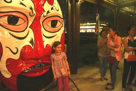 Ấn tượng với mặt nạ tuồng Huế