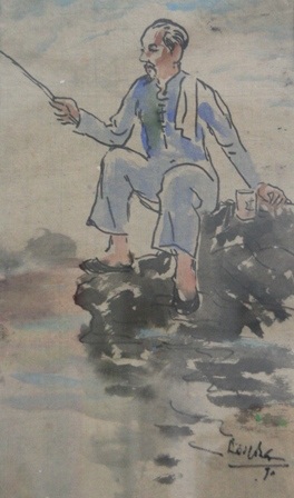 Xúc động người lính mù vẽ 3.000 bức chân dung Bác