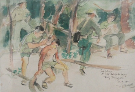 Xem bộ ký họa chân thực của họa sĩ Lê Duy Ứng