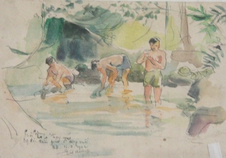 Xem bộ ký họa chân thực của họa sĩ Lê Duy Ứng