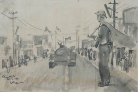 Xem bộ ký họa chân thực của họa sĩ Lê Duy Ứng