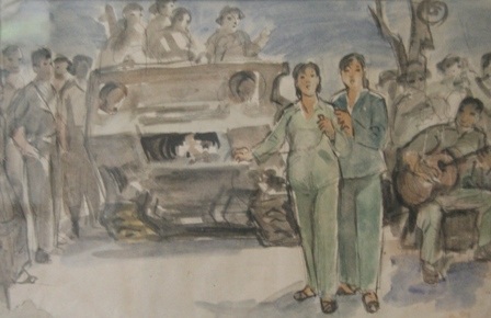 Xem bộ ký họa chân thực của họa sĩ Lê Duy Ứng