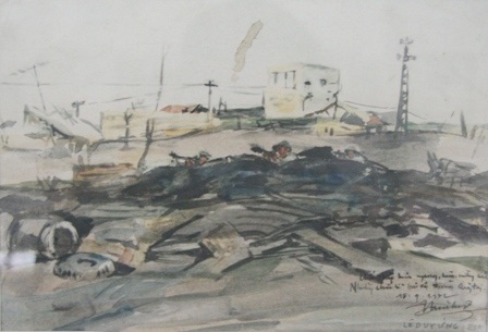 Xem bộ ký họa chân thực của họa sĩ Lê Duy Ứng