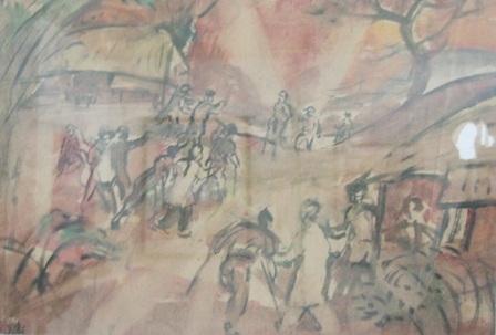 Xem bộ ký họa chân thực của họa sĩ Lê Duy Ứng