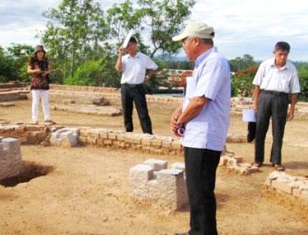 Khai quật đài thiên văn cổ duy nhất còn lại ở Việt Nam - 1 Khai quật đài thiên văn cổ duy nhất còn lại ở Việt Nam