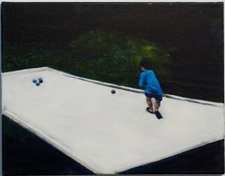 “Miền ký ức” - Dấu ấn những khoảnh khắc kỷ niệm - 8 Trò chơi (The play) - 40,9x31,8cm