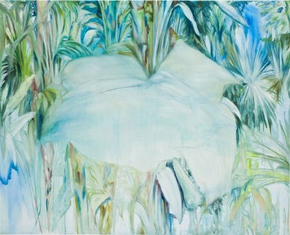 “Miền ký ức” - Dấu ấn những khoảnh khắc kỷ niệm - 10 Rừng nhiệt đới buổi sáng (Jungle in the morning) - 162,2x130,3cm