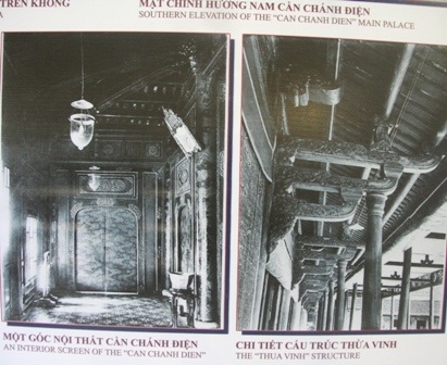 Mặt chính hướng nam Cần Chánh điện