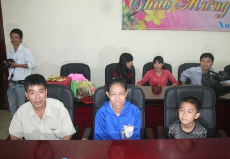 Gia đình chị Tú