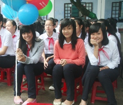 3 em học sinh lớp 9 cuối cấp đáng yêu