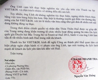 Một cơ sở du lịch nhiều lần lừa đảo du khách nước ngoài - 3 Một mẫu vé không hợp pháp của Adin's Cafe