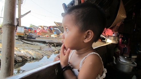 Bữa cơm của gia đình anh Toan