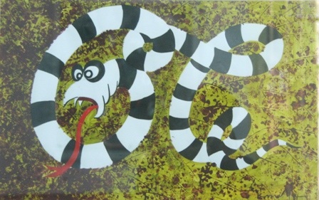 Xoáy xuân – Phan Thị Kim Chi (bột màu)