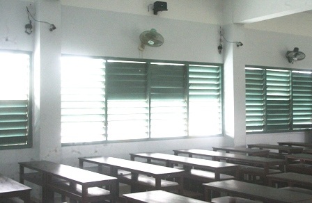 Phòng nào rộng thì được lắp 2 camera để tiện theo dõi.