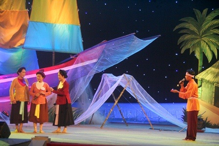 Liên hoan dân ca Việt Nam - Bắc Trung bộ nhiều đặc sắc - 8 Đối vui với làng hát Ví O Nhẫn tại Kỳ Anh, Hà Tĩnh