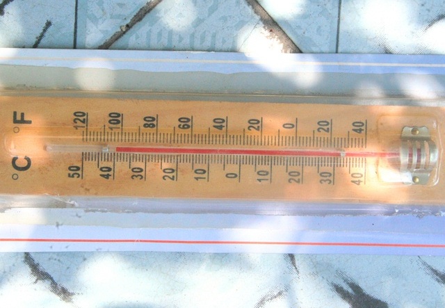 Một số nơi khác có cây xanh che mát hơn, nhiệt độ được đo gần 40 độ