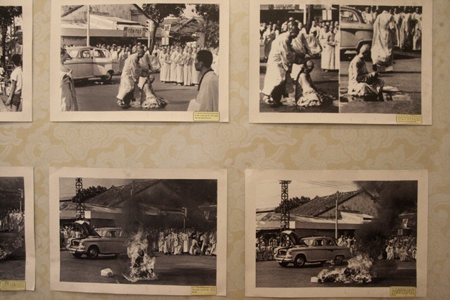 Lần đầu công bố ảnh về cuộc đấu tranh chống đàn áp Phật giáo 1963 - 9 Hàng trăm Tăng Ni bị bắt giữ tại An Dưỡng Địa, khi được thả và đưa về chùa Xá Lợi ngày 20/7/1963