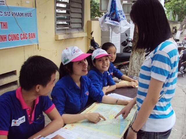 TNV điểm thi ĐH Sư phạm Huế hướng dẫn thí sinh