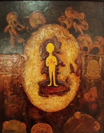 Ảnh 1 - Chứng Tích 5, Tác phẩm đạt giải Nhất tại triển lãm Giáo viên Mỹ thuật Huế