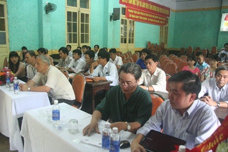 Đào tạo kỹ thuật bảo tồn, trùng tu tại nhà bia lăng vua Tự Đức - 1 Đào tạo kỹ thuật bảo tồn, trùng tu tại nhà bia lăng vua Tự Đức