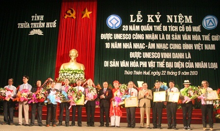 Cố đô Huế và 20 năm Di sản văn hóa thế giới - 5 Lễ kỷ niệm quần thể di tích Huế và Nhã nhạc sáng nay