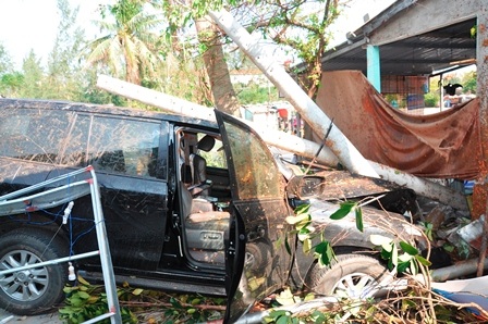 Hiện trường vụ tai nạn