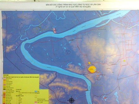 Thí điểm bản đồ du lịch GIS tại cụm lăng vua Tự Đức – Đồng Khánh - 2 Bản đồ GIS về lăng vua Tự Đức - Đồng Khánh