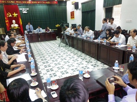 Vụ tử vong nghi chuyển viện chậm: Tuyến dưới làm đúng quy trình! - 1 Rất đông các báo đã đến dự buổi họp báo của Sở Y tế TT-Huế chiều 5/11