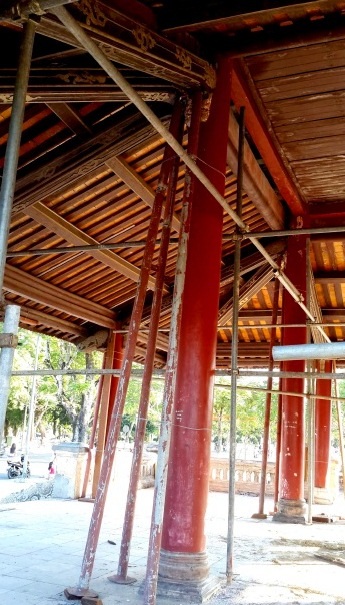Phu Văn Lâu đã được sửa chữa - 5 Phần bên trong Phu Văn Lâu nay đã cực kỳ cứng cáp