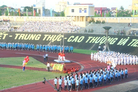 Khai mạc Đại hội Thể dục thể thao tỉnh TT-Huế lần VII - 8 Tinh thần trung thực - cao thượng sẽ được đề ra và phát huy cao độ trong hội thi