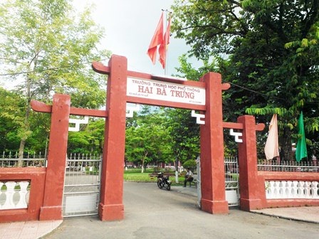 Ảnh chụp của PV vào ngày 28/7, băng rôn đã không còn nữa