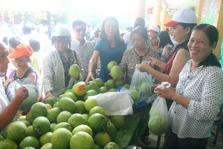 Độc đáo lễ hội trái thanh trà Huế - 3 Không khí vui vẻ, nhộn nhịp
