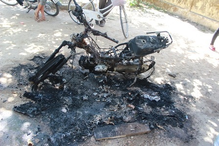 Phương tiện gây án của các đối tượng bị đốt cháy